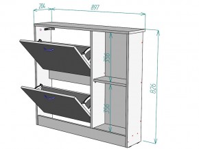 Обувница W102 в Челябинске - mebel74.com | фото 3