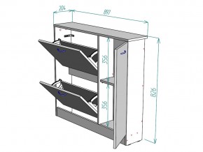 Обувница W105 в Челябинске - mebel74.com | фото 3