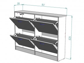 Обувница W11 в Челябинске - mebel74.com | фото 3