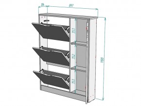 Обувница W111 в Челябинске - mebel74.com | фото 3