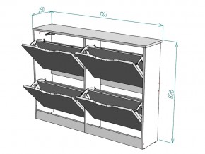 Обувница W12 в Челябинске - mebel74.com | фото 3