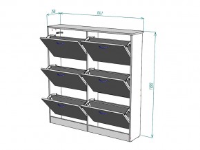 Обувница W13 в Челябинске - mebel74.com | фото 3