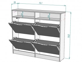 Обувница W16 в Челябинске - mebel74.com | фото 3