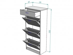 Обувница W23 в Челябинске - mebel74.com | фото 3