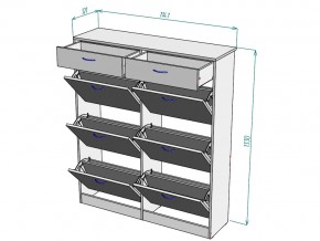 Обувница W27 в Челябинске - mebel74.com | фото 3