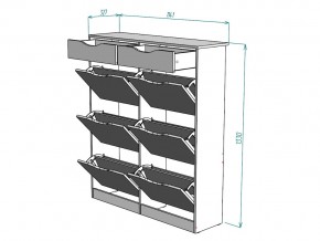 Обувница W28 в Челябинске - mebel74.com | фото 3