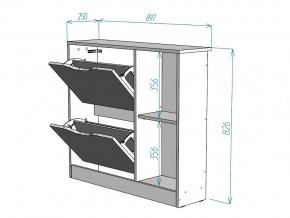 Обувница W30 в Челябинске - mebel74.com | фото 3