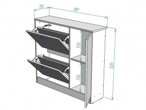 Обувница W31 в Челябинске - mebel74.com | фото 3