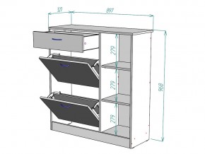 Обувница W33 в Челябинске - mebel74.com | фото 3