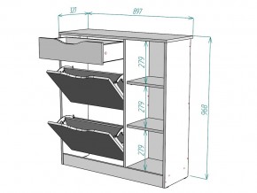 Обувница W34 в Челябинске - mebel74.com | фото 3