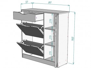 Обувница W36 в Челябинске - mebel74.com | фото 3