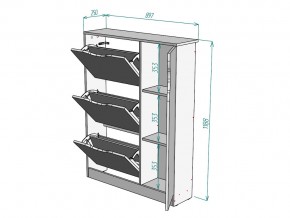 Обувница W40 в Челябинске - mebel74.com | фото 3