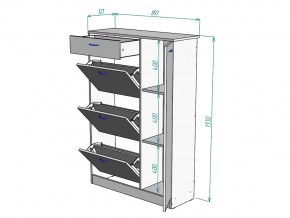 Обувница W43 в Челябинске - mebel74.com | фото 3