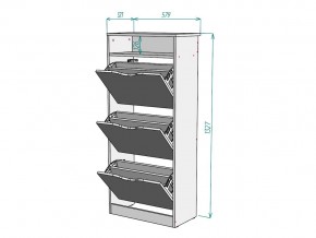 Обувница W46 в Челябинске - mebel74.com | фото 3