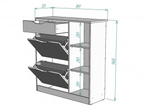 Обувница W72 в Челябинске - mebel74.com | фото 3