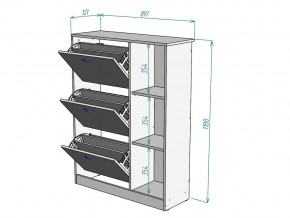 Обувница W75 в Челябинске - mebel74.com | фото 3