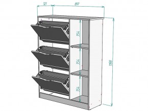 Обувница W76 в Челябинске - mebel74.com | фото 3