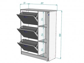 Обувница W77 в Челябинске - mebel74.com | фото 3