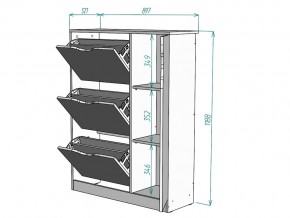 Обувница W79 в Челябинске - mebel74.com | фото 3