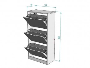 Обувница W87 в Челябинске - mebel74.com | фото 3