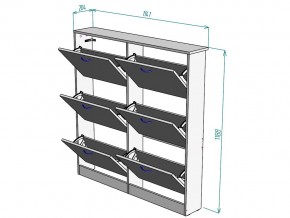 Обувница W93 в Челябинске - mebel74.com | фото 3