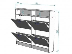 Обувница W95 в Челябинске - mebel74.com | фото 3