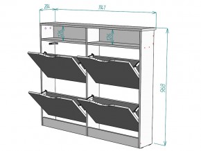 Обувница W96 в Челябинске - mebel74.com | фото 3