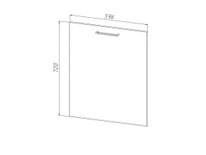 П 60 Комплект для посудомоечной машины 600 мм (цоколь + фасад) ЛДСП в Челябинске - mebel74.com | фото