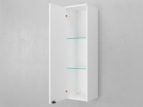 Пенал подвесной Unit 120 зеркало снаружи белый лёд глянец в Челябинске - mebel74.com | фото 3