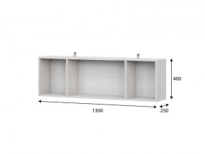 Полка навесная 1300 Серия №4 Гамма 20 венге в Челябинске - mebel74.com | фото 2