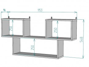 Полка S107 в Челябинске - mebel74.com | фото 3