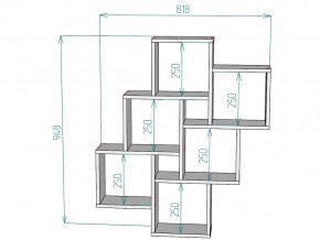 Полка S13 в Челябинске - mebel74.com | фото 3