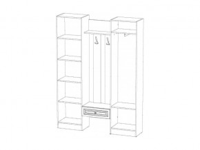 Прихожая Лакоста дуб самдал в Челябинске - mebel74.com | фото 2