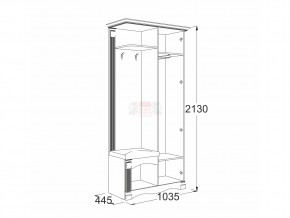 Прихожая Саша 16 в Челябинске - mebel74.com | фото 2