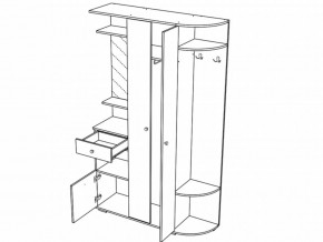 Прихожая Виза Шимо темный-светлый в Челябинске - mebel74.com | фото 2