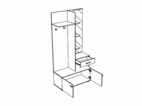 Прихожая Инес со шкафом в Челябинске - mebel74.com | фото 3