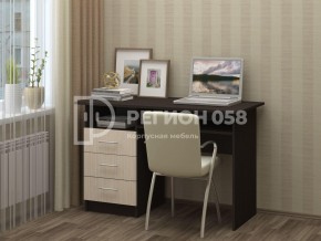 Письменный стол ПС-02 с ящиками ясень шимо светлый/венге в Челябинске - mebel74.com | фото