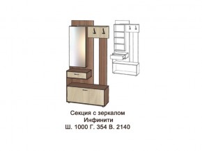 Секция с зеркалом в Челябинске - mebel74.com | фото