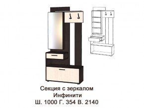 Секция с зеркалом в Челябинске - mebel74.com | фото