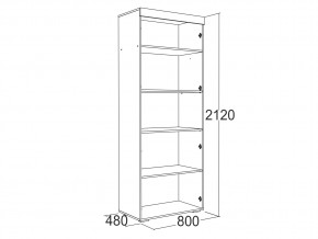 Шкаф 2-х дверный для белья Ольга 19 в Челябинске - mebel74.com | фото 2