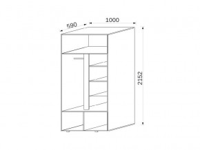 Шкаф 2-х дверный МДФ Некст в Челябинске - mebel74.com | фото 2