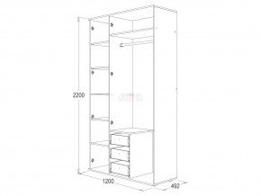 Шкаф 3-х створчатый Ольга 14 в Челябинске - mebel74.com | фото 2