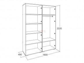 Шкаф 4-х створчатый Ольга 17 в Челябинске - mebel74.com | фото 2