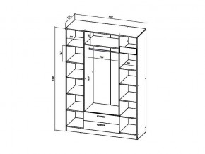 Шкаф четырехстворчатый Коста-Рика в Челябинске - mebel74.com | фото 3