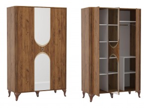 Шкаф для одежды 43.02 в комплекте с зеркалом в Челябинске - mebel74.com | фото