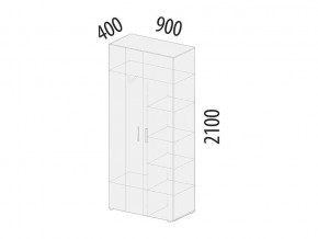 Шкаф для одежды с полками и штангой Фреска 48.02 в Челябинске - mebel74.com | фото 3