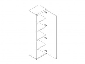 Шкаф JREG 1d Индиана Дуб Саттер в Челябинске - mebel74.com | фото 2