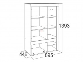 Шкаф комбинированный низкий Ольга 19 в Челябинске - mebel74.com | фото 2