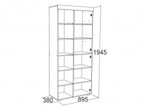 Шкаф комбинированный высокий Ольга 19 в Челябинске - mebel74.com | фото 2