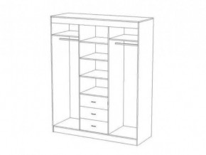 Шкаф-купе Фортуна моно дуб сонома в Челябинске - mebel74.com | фото 2